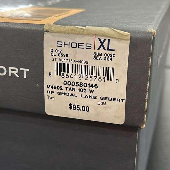 Rockport Brown Leather Boat Shoe - 10 Wide - Picture 13 of 13